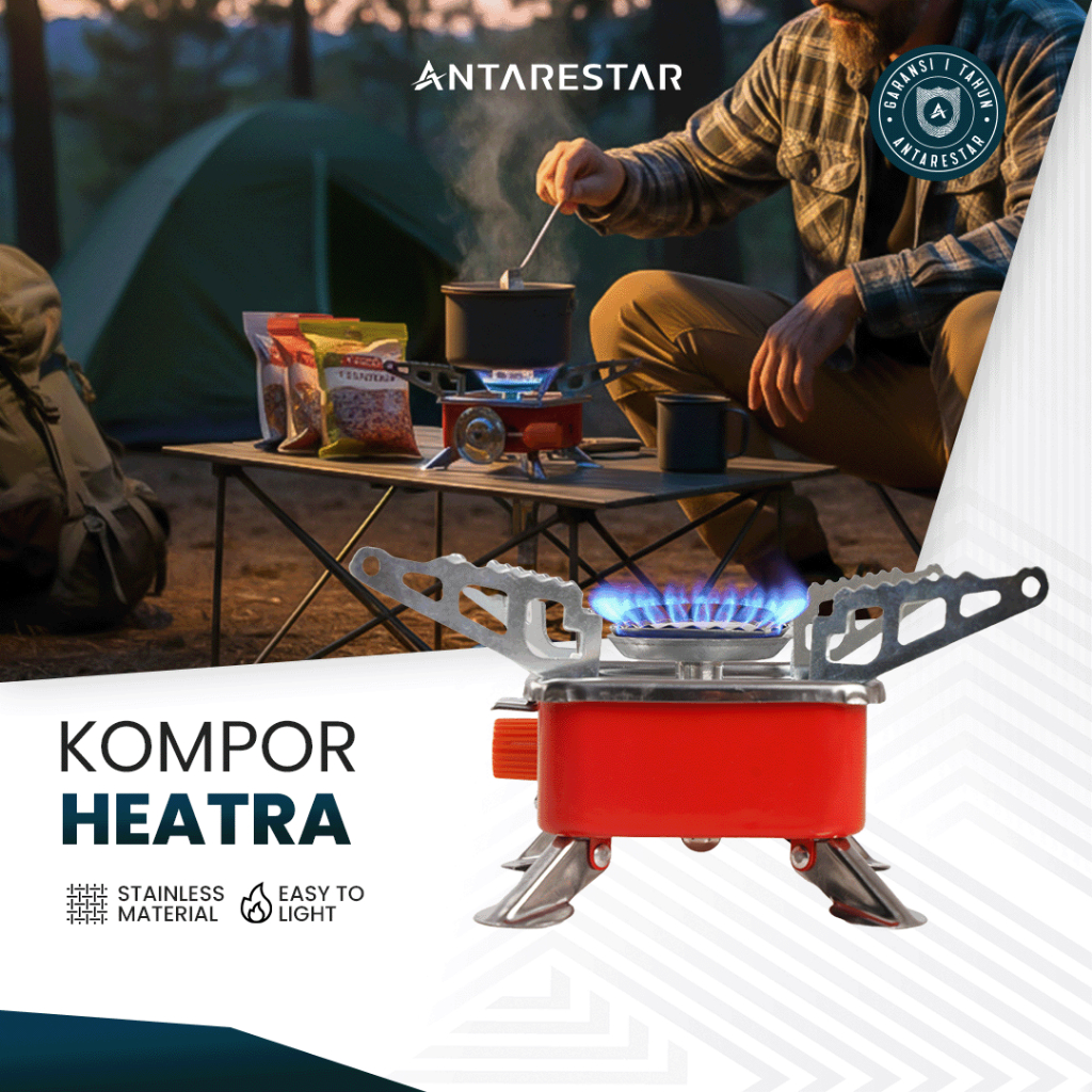 ANTARESTAR Official - Kompor Mini  Heatra Portable Camping Outdoor Kompor Gas Kecil