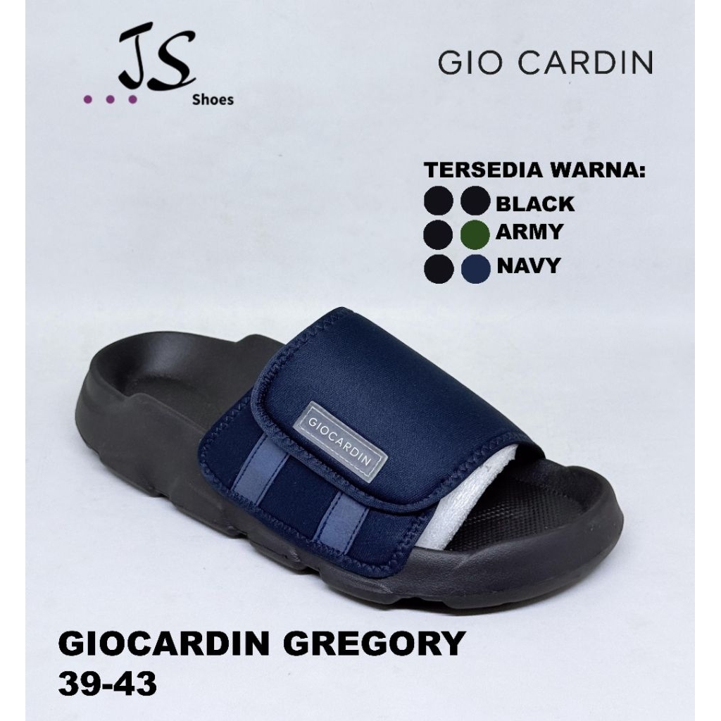 GIO CARDIN GREGORD - SANDAL SLOP STYLISH PRIA DEWASA MERK GIO CARDIN ORIGINAL