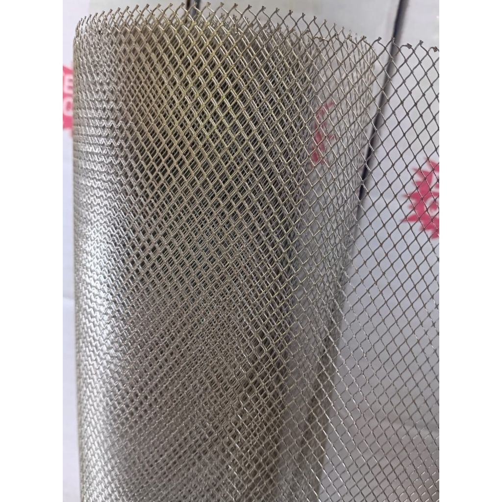 Kawat jaring aluminium 50 cm × 100 cm kawat nyamuk jaring nyamuk lubang angin saringan aluminium kaw