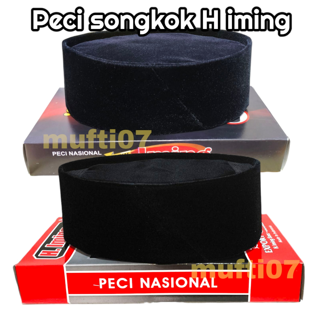 Peci Songkok Hitam H Iming sons untuk anak dan dewasa original