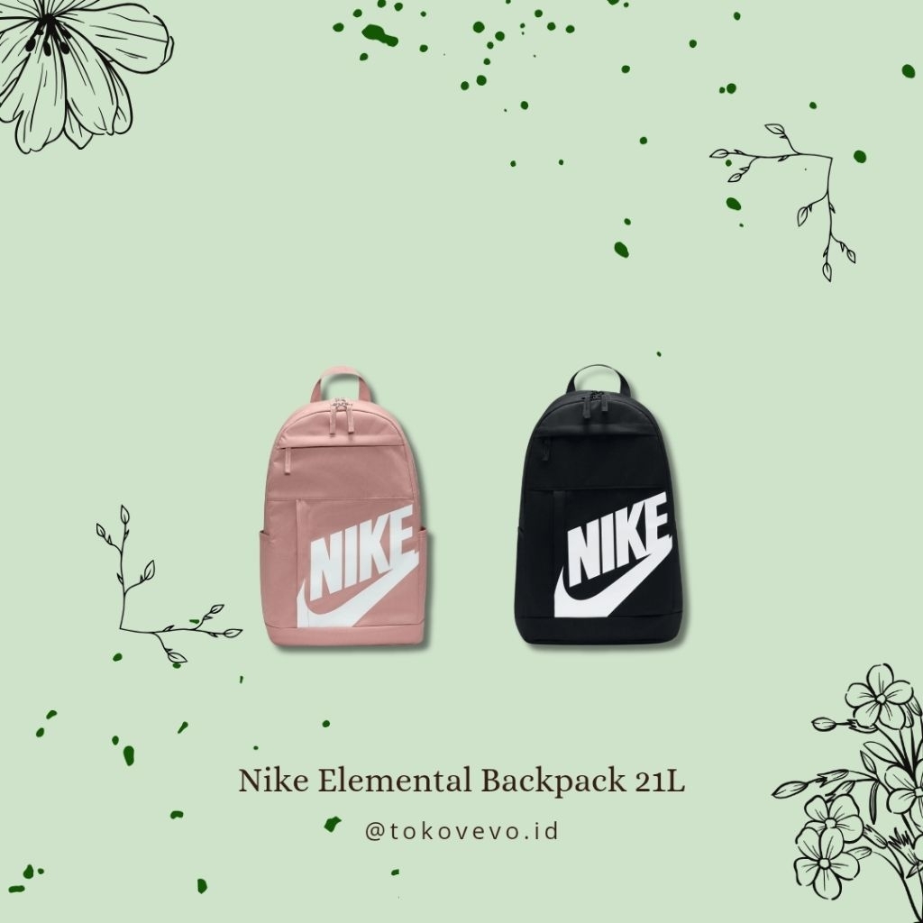 Tas Nike Original - Elemental Backpack Bag (21L) Tas Sekolah