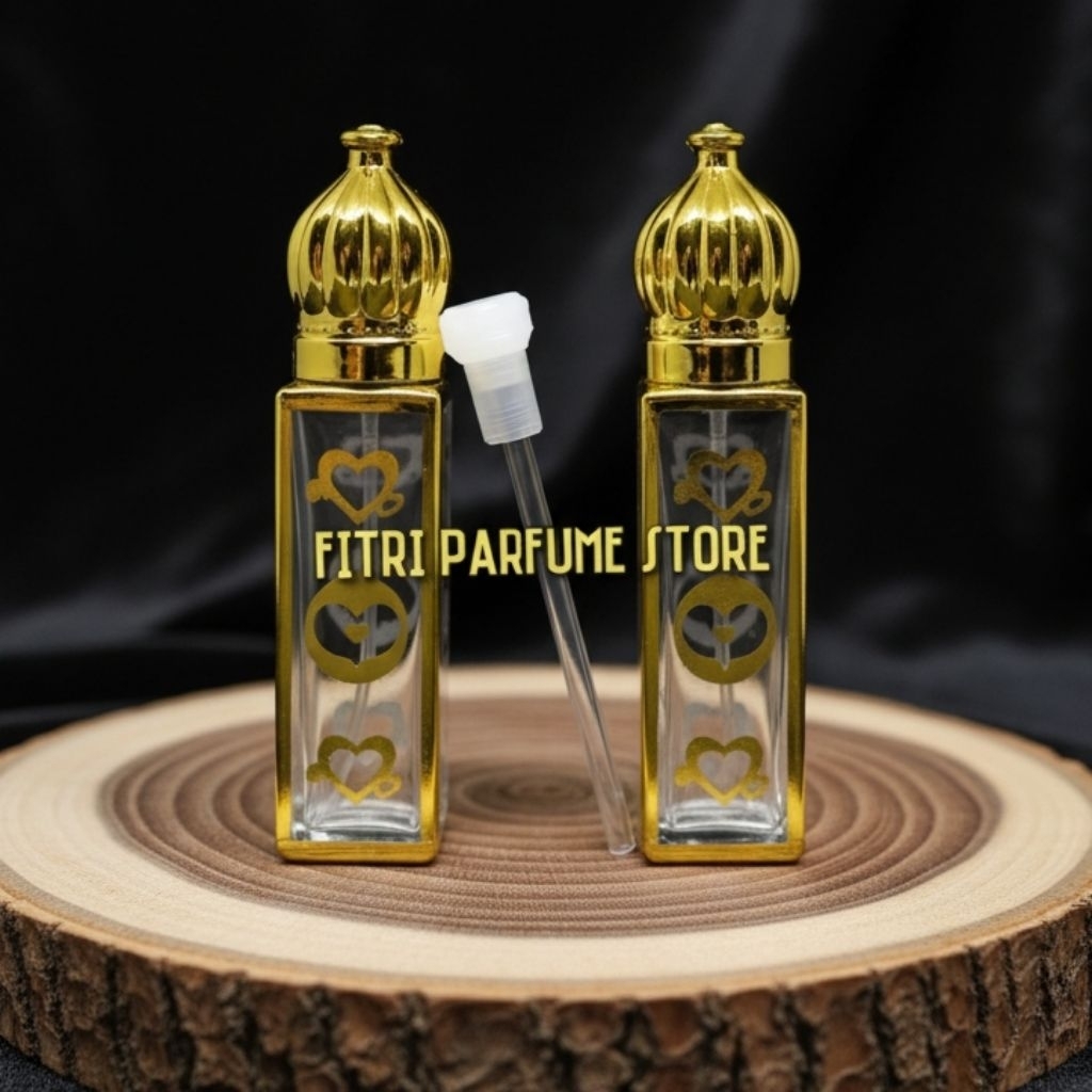 Botol parfum oles stick stik kaca 12ml (KUBAH12)