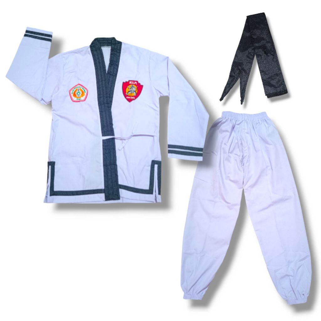 Seragam iks.pi kera sakti . baju latihan Pencak Silat siswa iks.pi kera sakti