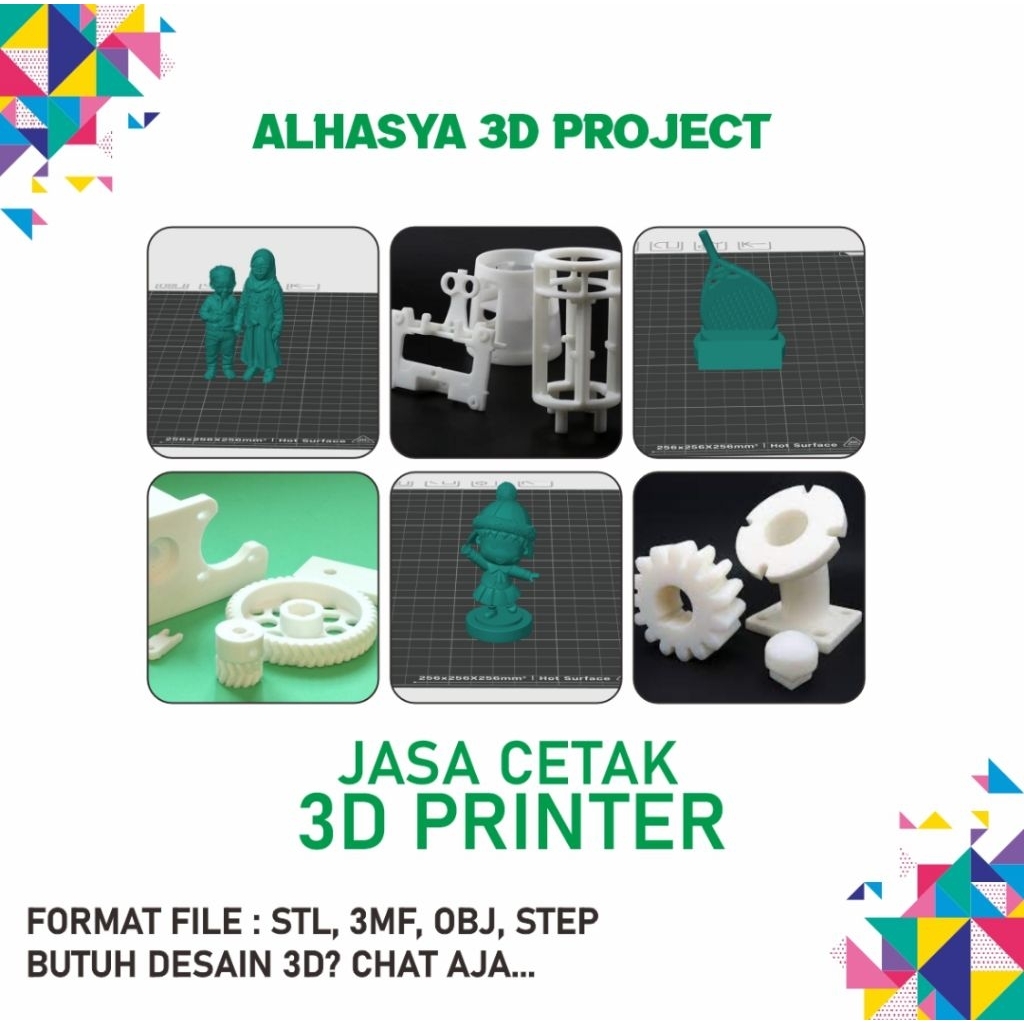 Jasa cetak 3D Printer