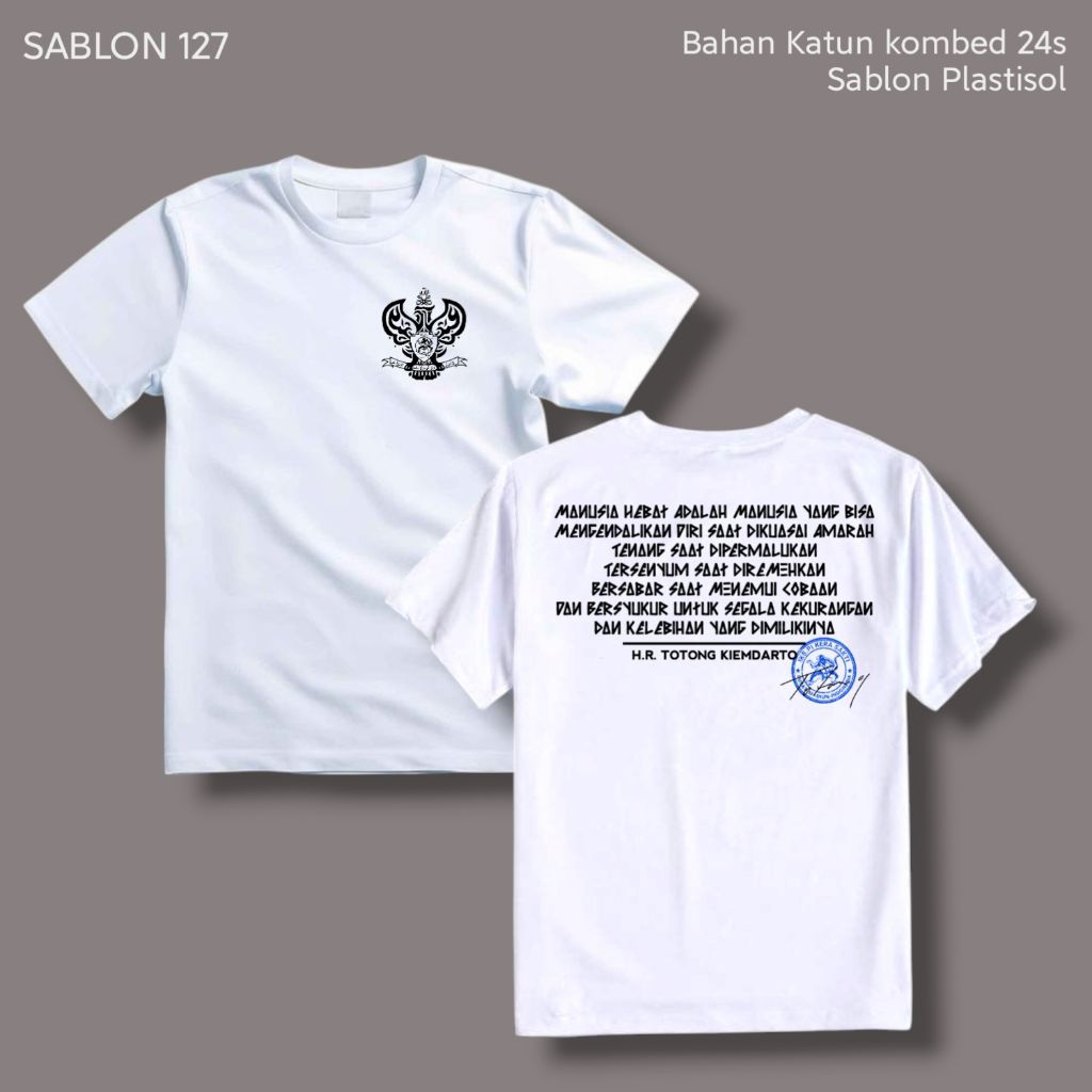 Koas iks.pi kera sakti . kaos pria iks.pi kera sakti . kaos sablon plastisol.