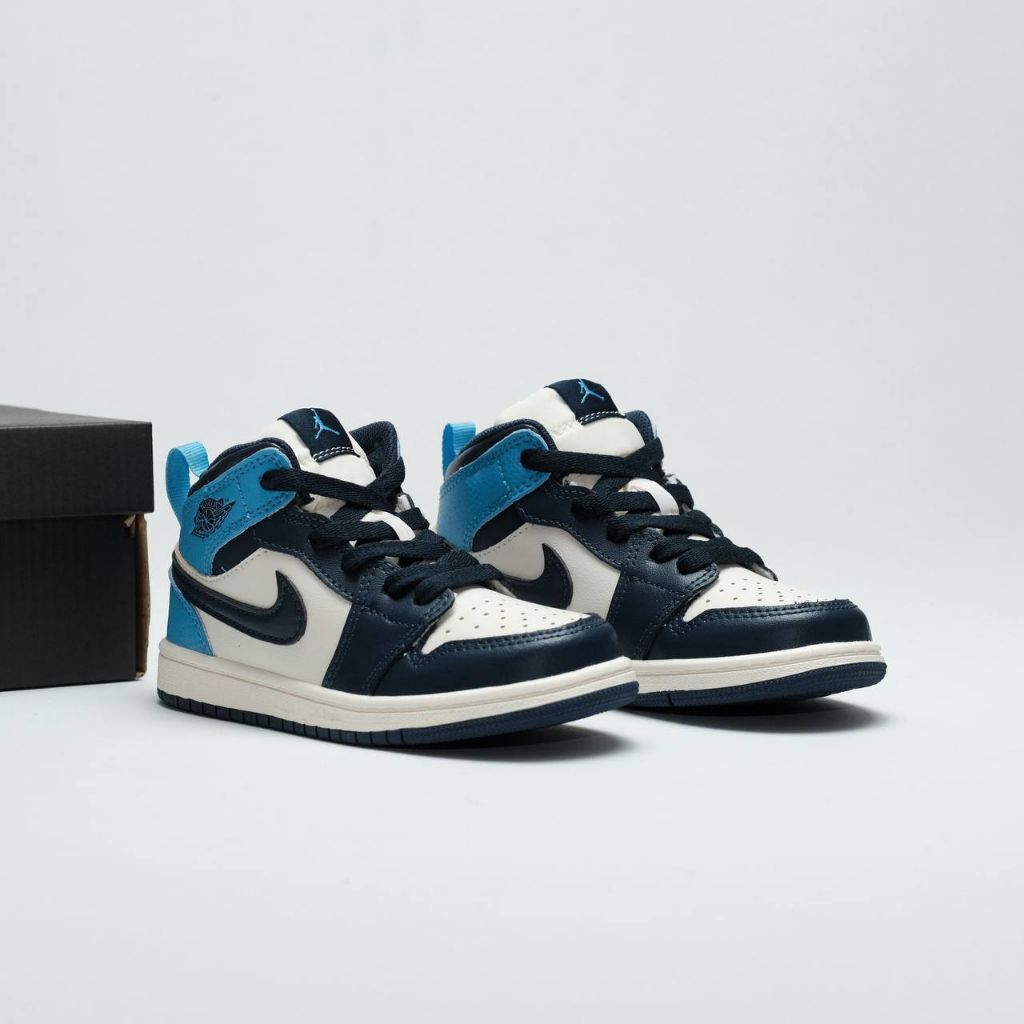 NK3  Air Jordan 1 High Obsidian Blue Kids"