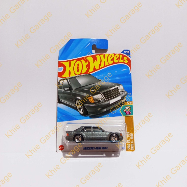 HotWheels Hot Wheels Mercedes Benz 500 E Abu W124 Mercy Boxer 500e Metalflake Gray Diecast 2025
