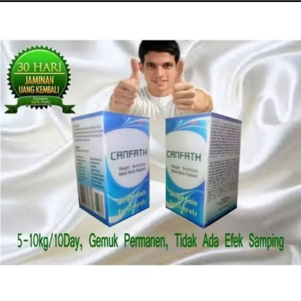 Canfath Asli 100% Original Canada Obat Penggemuk Badan / Penambah Berat Badan Ampuh