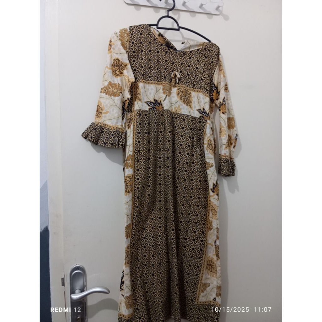dress preloved batik anak bonus little ditsy size 5