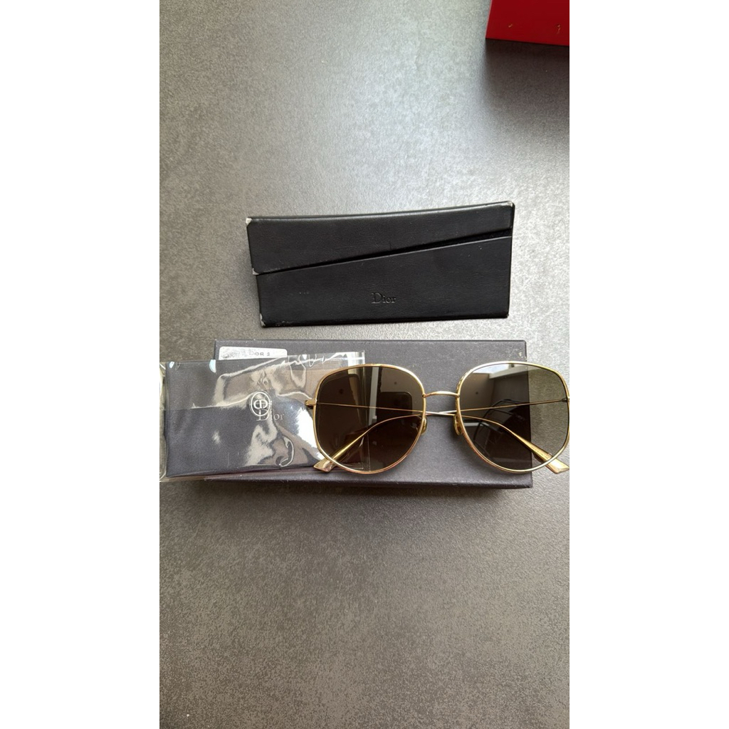 Preloved Sunglasses DiorByDior2 - Gold - Dior Eyewear