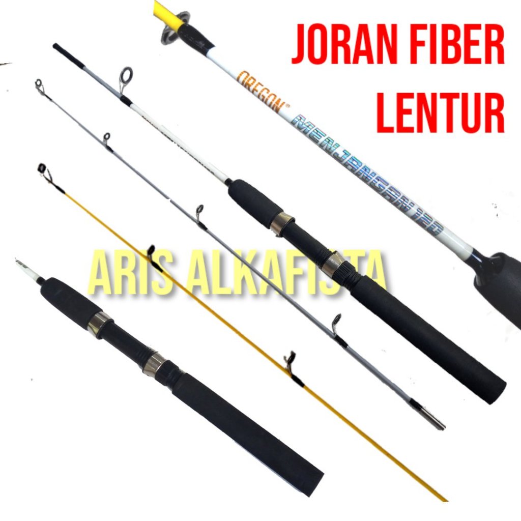 Joran Pancing Fiber Sambung 2 KUAT Lentur OREGON MENJANGAN 120 135