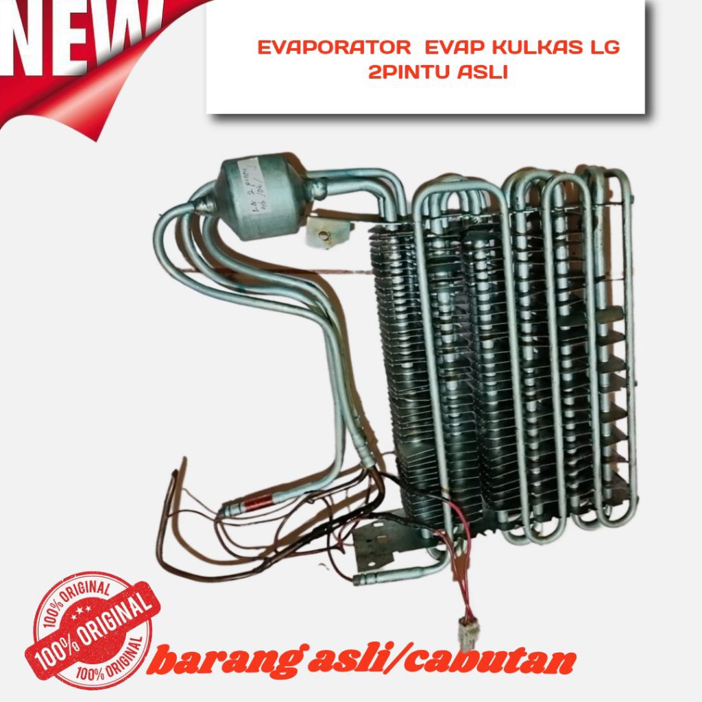 EVAPORATOR  EVAP KULKAS LG 2PINTU ASLI