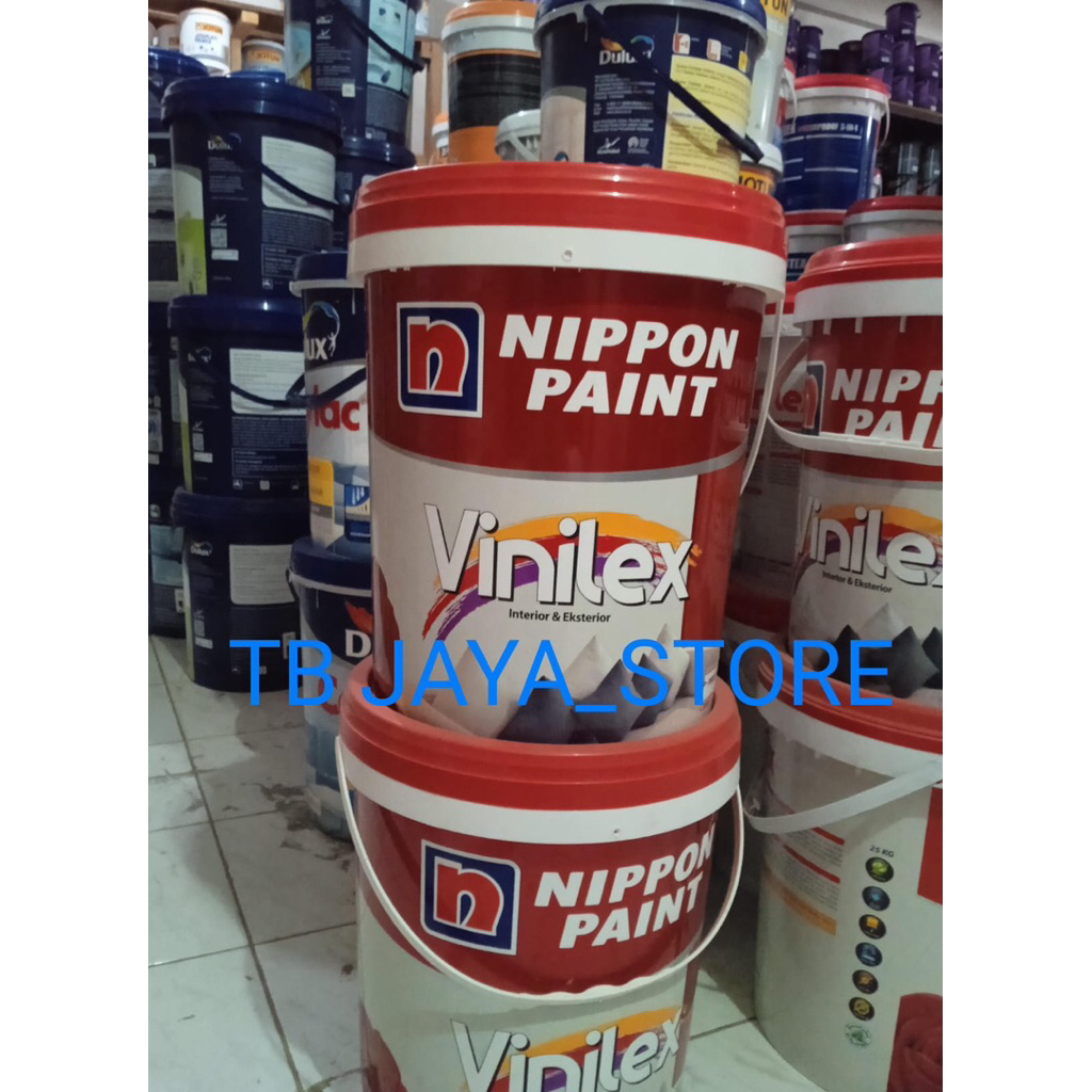 NIPPON VINILEX VINILEX KEMBANG WARNA PUTIH 25 KG CAT TEMBOK VINILEX PUTIH
