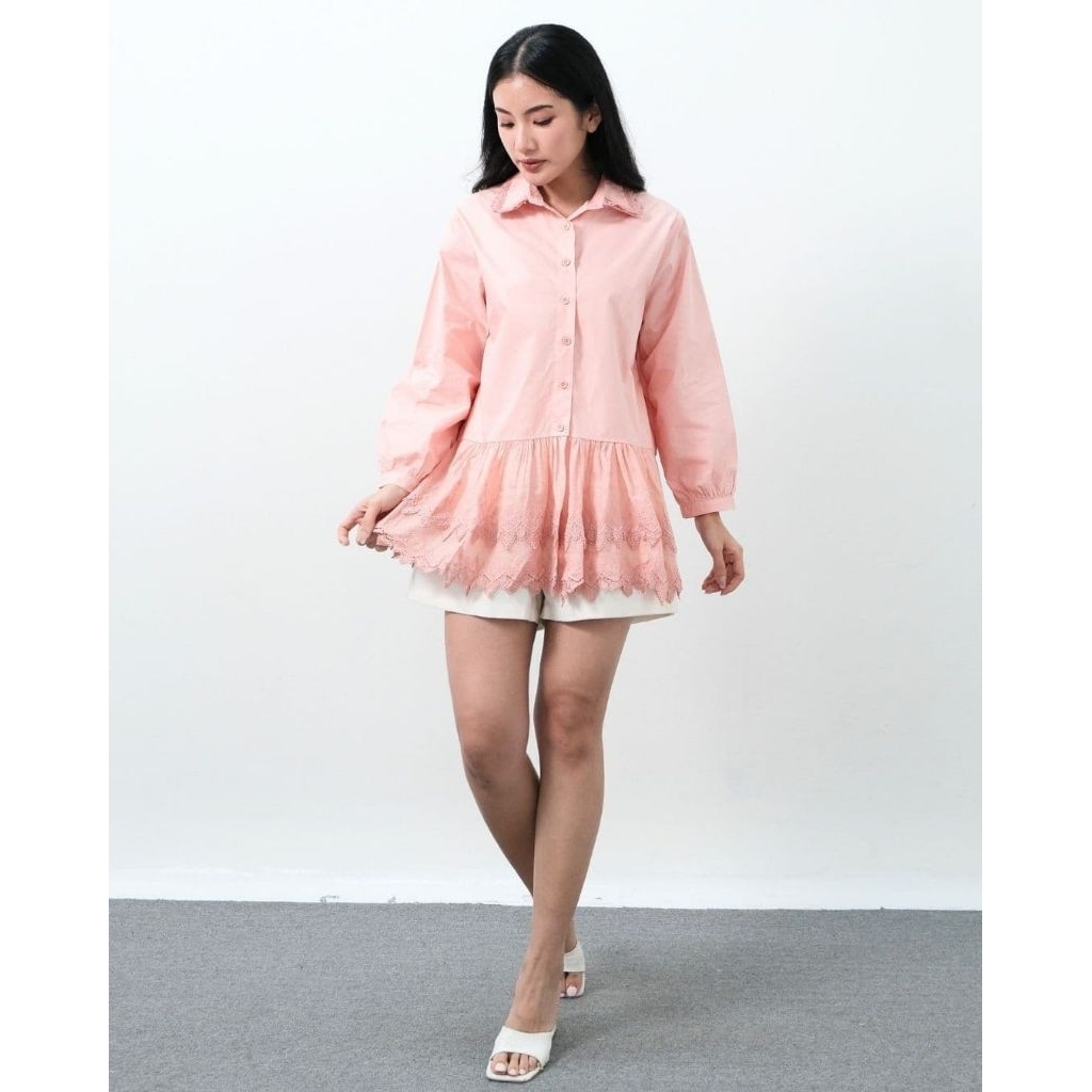 KF Camellia Blouse | Baju casual wanita | baju kerja wanita | Atasan wanita