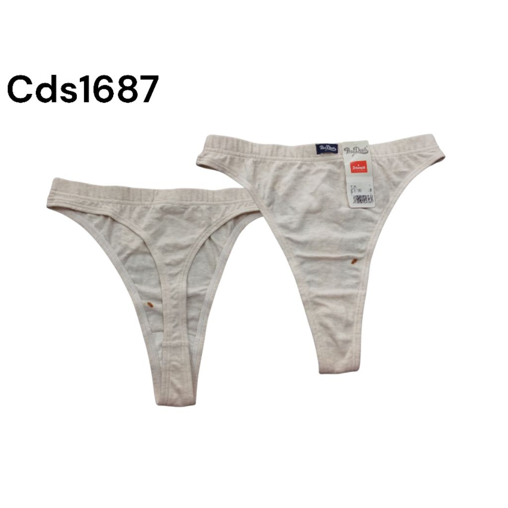 #K Cds1687 CD branded Triumph celana dalam wanita ada noda kotor size L