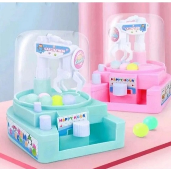 Mainan Anak Mini Catcher Ball Mesin Penjepit Boneka Kecil Bola Jepit Capit / Mesin Capit Mainan Anak