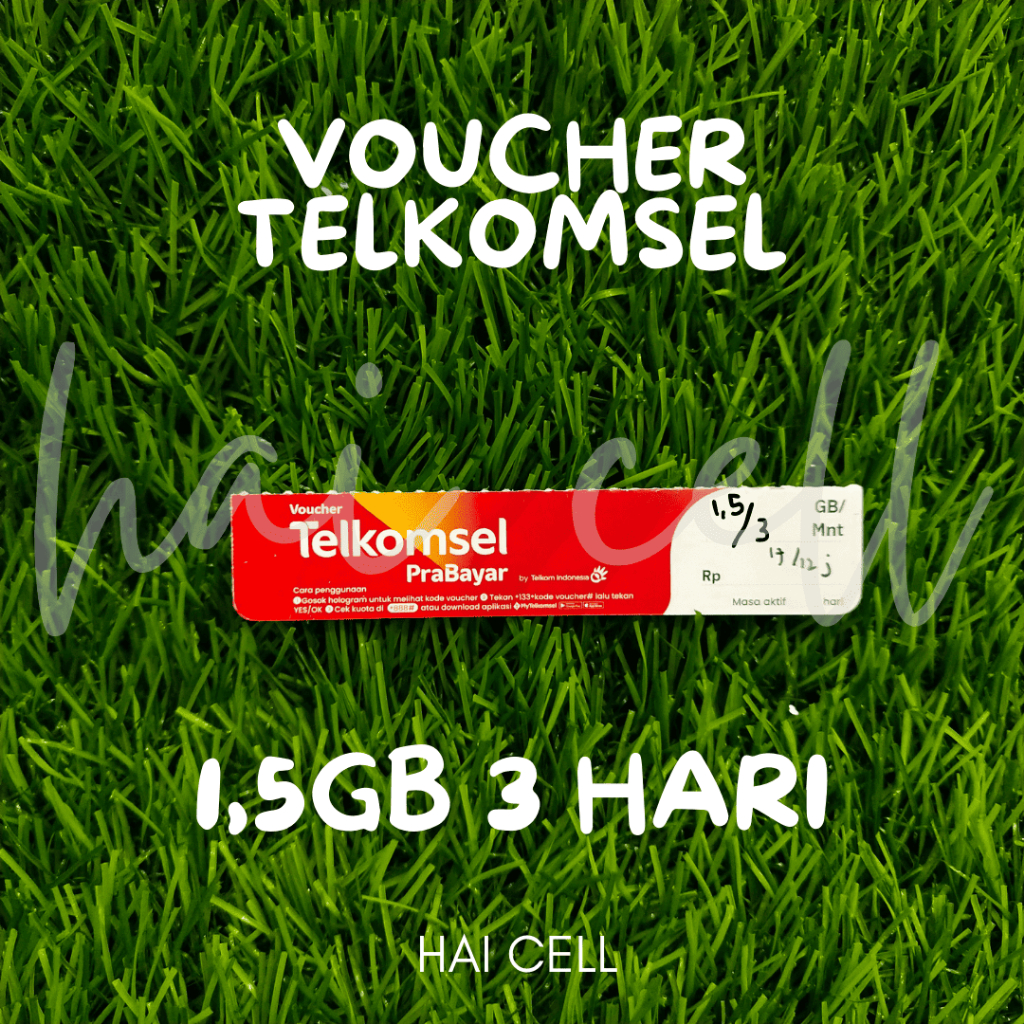 Hai - TELKOMSEL Voucher HANYA JATIM 1,5GB 3 Hari HOT Kuota Internet CepatnJawa Timur Paket Data Mura