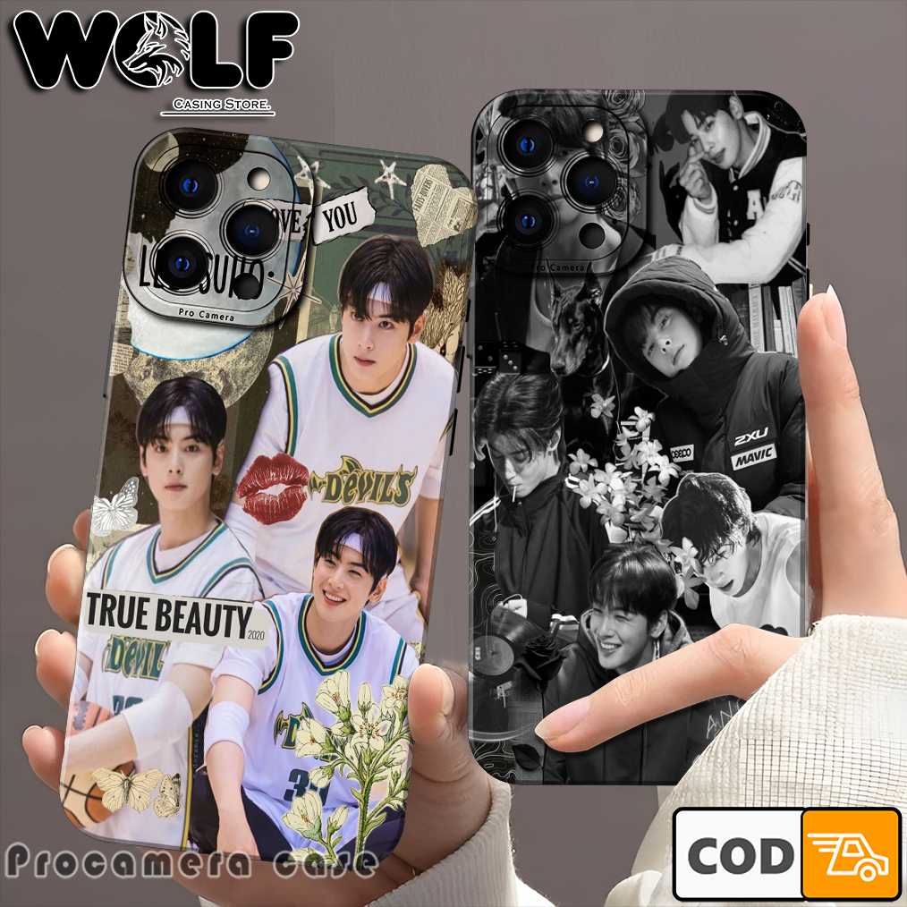 Softcase Procamera Cha Eun Woo Softcase Silicon Full Protection Untuk  Iphone samsung xiaomi redmi o