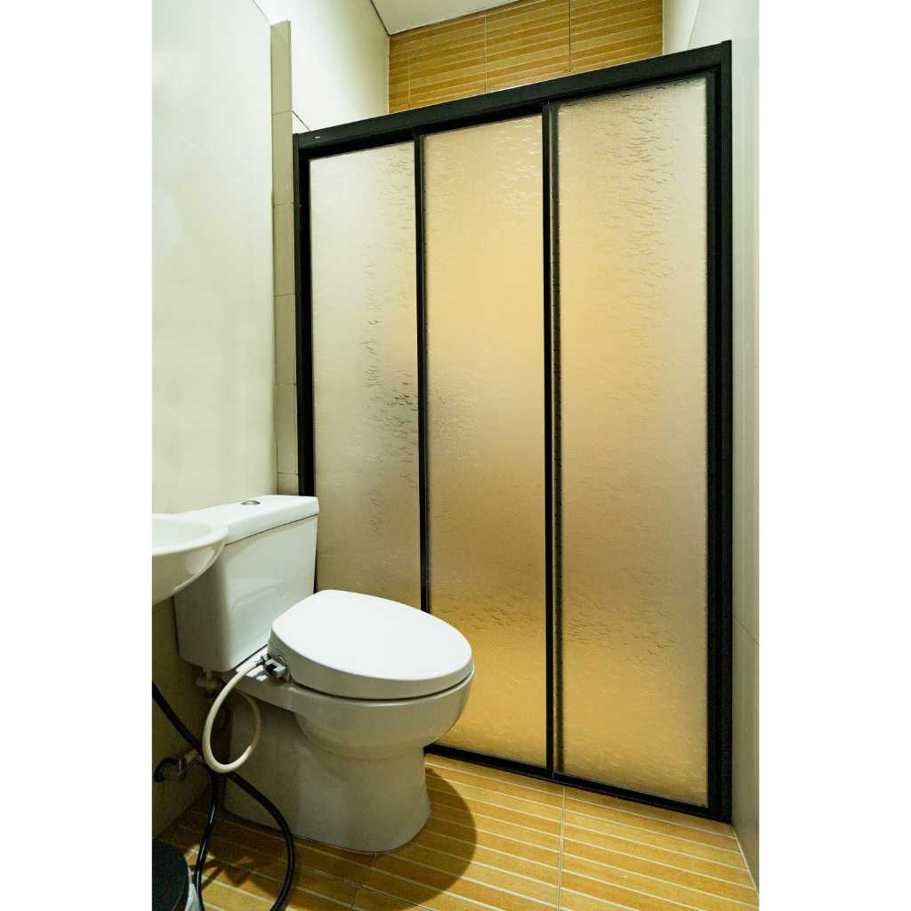 Pintu Sleding Kamar Mandi Acrylick Custom || Pintu Sleding Kamar Mandi Minimalis Elegan