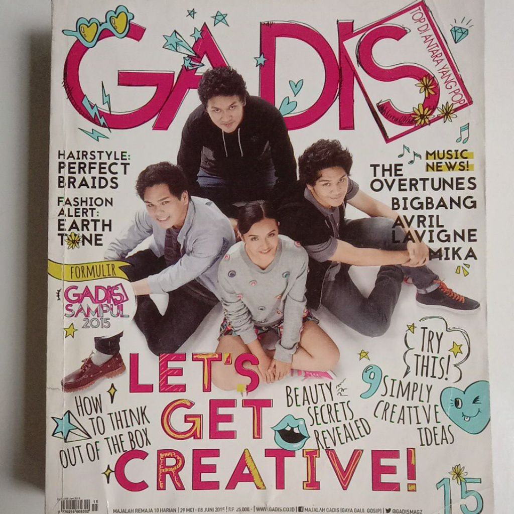 Majalah Gadis Tahun 2015 Cover Nadia Ishma Nurhabibah