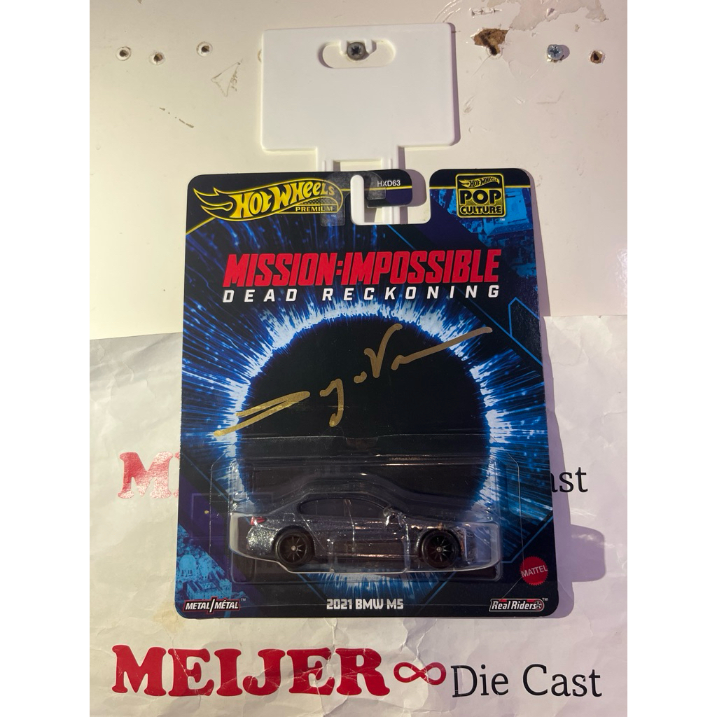 Hot Wheels Premium Pop Culture Mission Impossible Dead Reckoning 2021 BMW M2 Include Signature From 