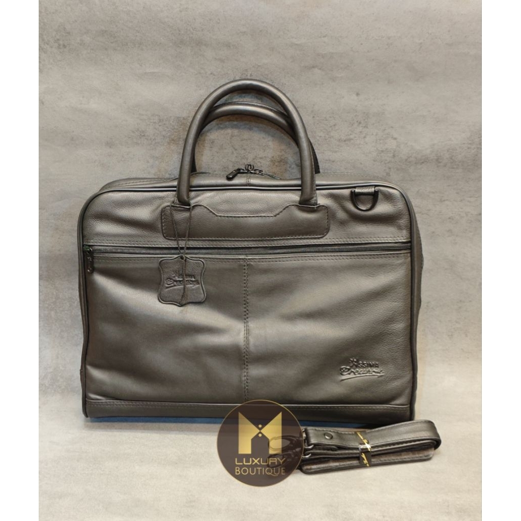 Tas map, tas kerja pria wanita kulit