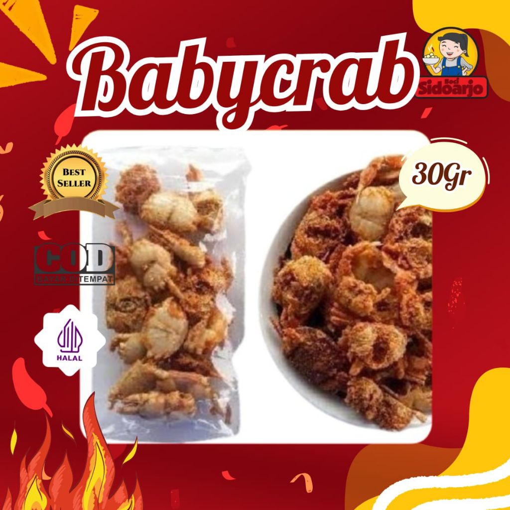 Baby Crab krispy 30 gramm