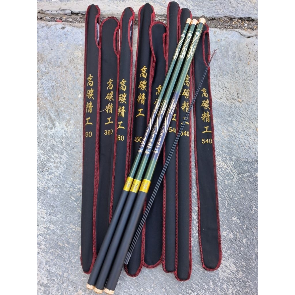 TEGEK IMPORT DAWA LINFENG SIZE 360 450 540 FREE UJUNG TEGEK