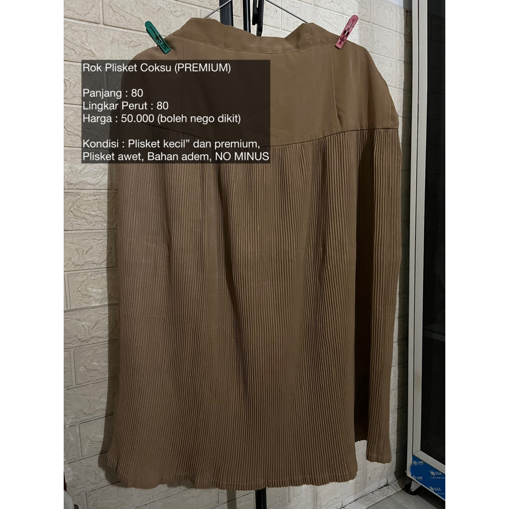 Preloved Rok Plisket Coksu PREMIUM