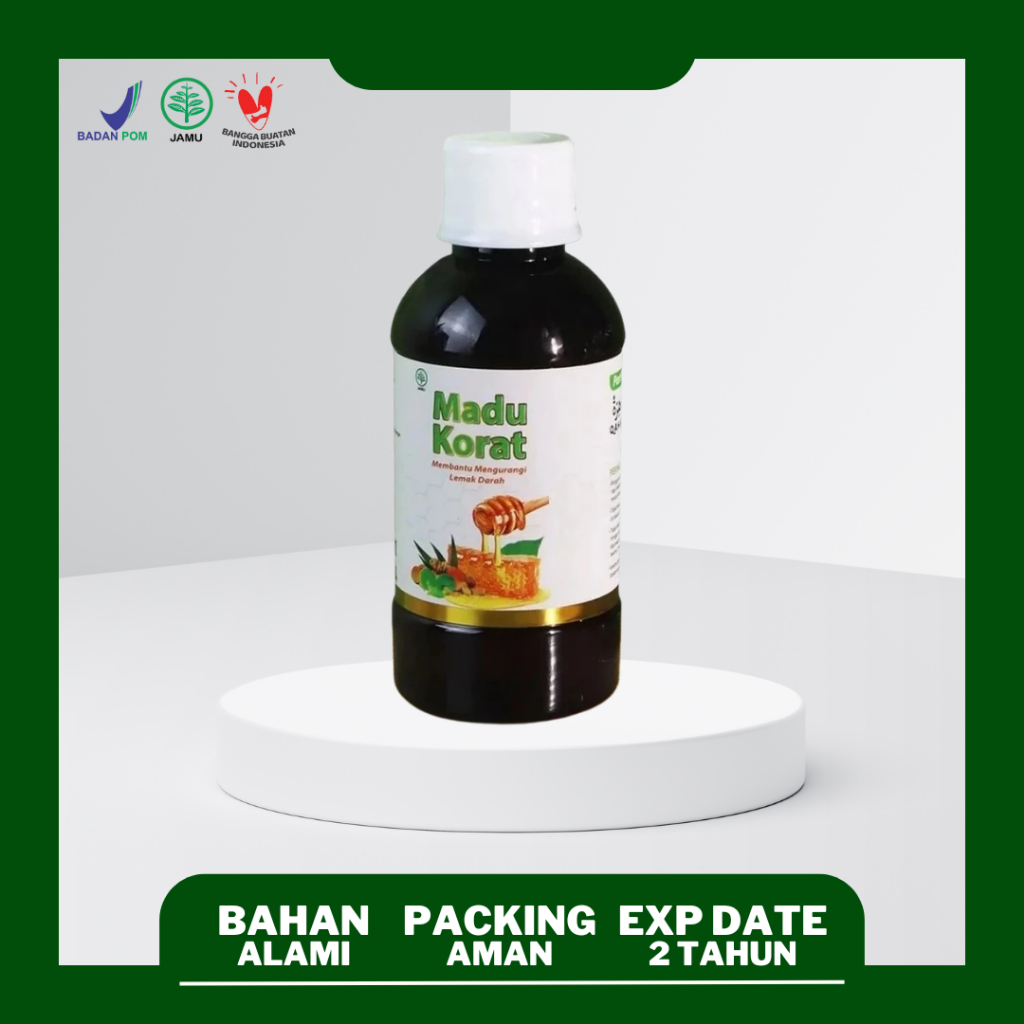 Madu Korat Obat Herbal Menurunkan Kadar Kolesterol Tinggi Stabilkan Tekanan Darah Asli Original