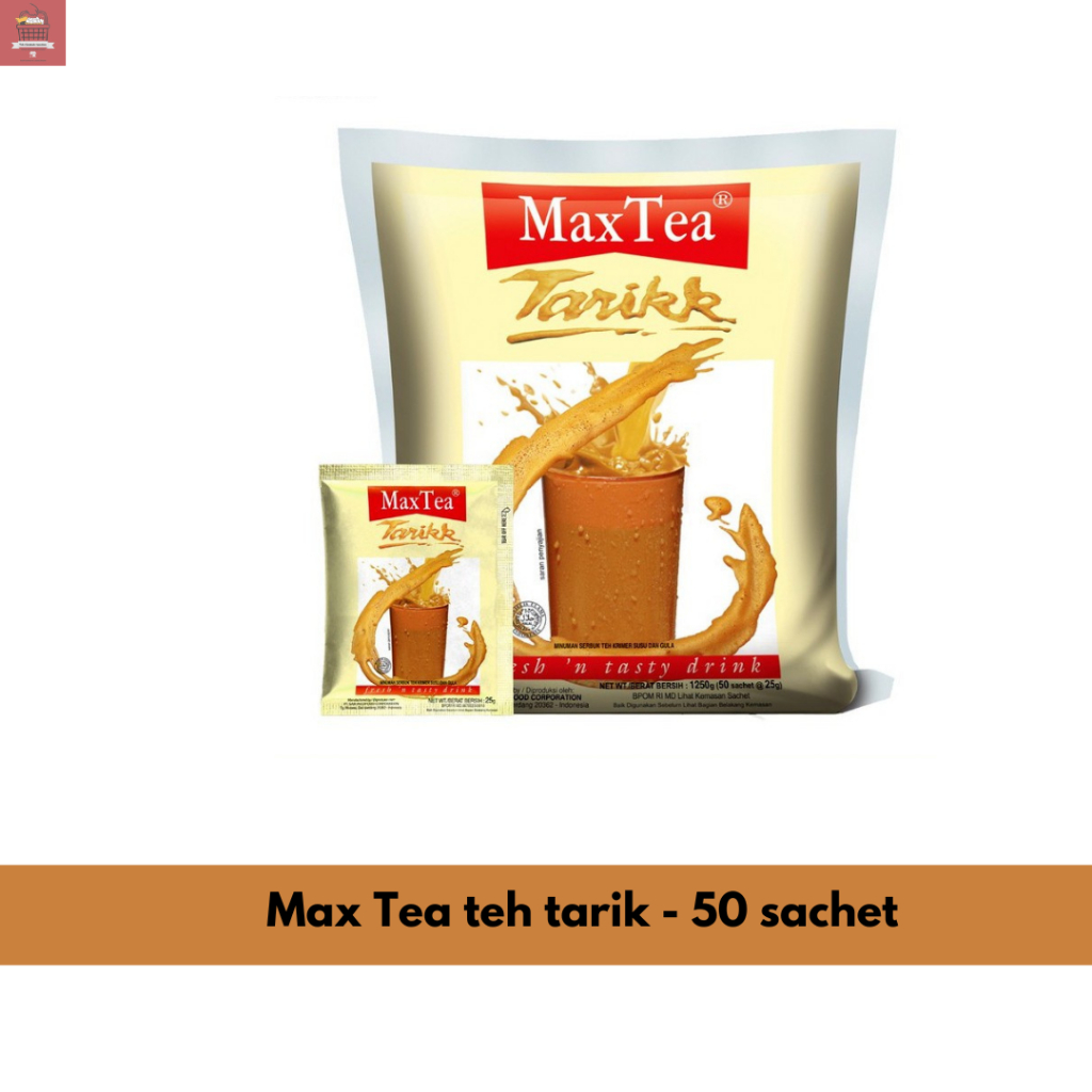 Max tea teh tarik 50 sachet - Teh tarik maxtea