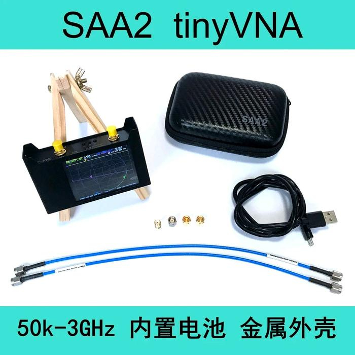 V2 3G Vector Network Analyzer S-A-A-2 NanoVNA Antenna analyzer HF VHF UHF dengan EVA Case Antena ana