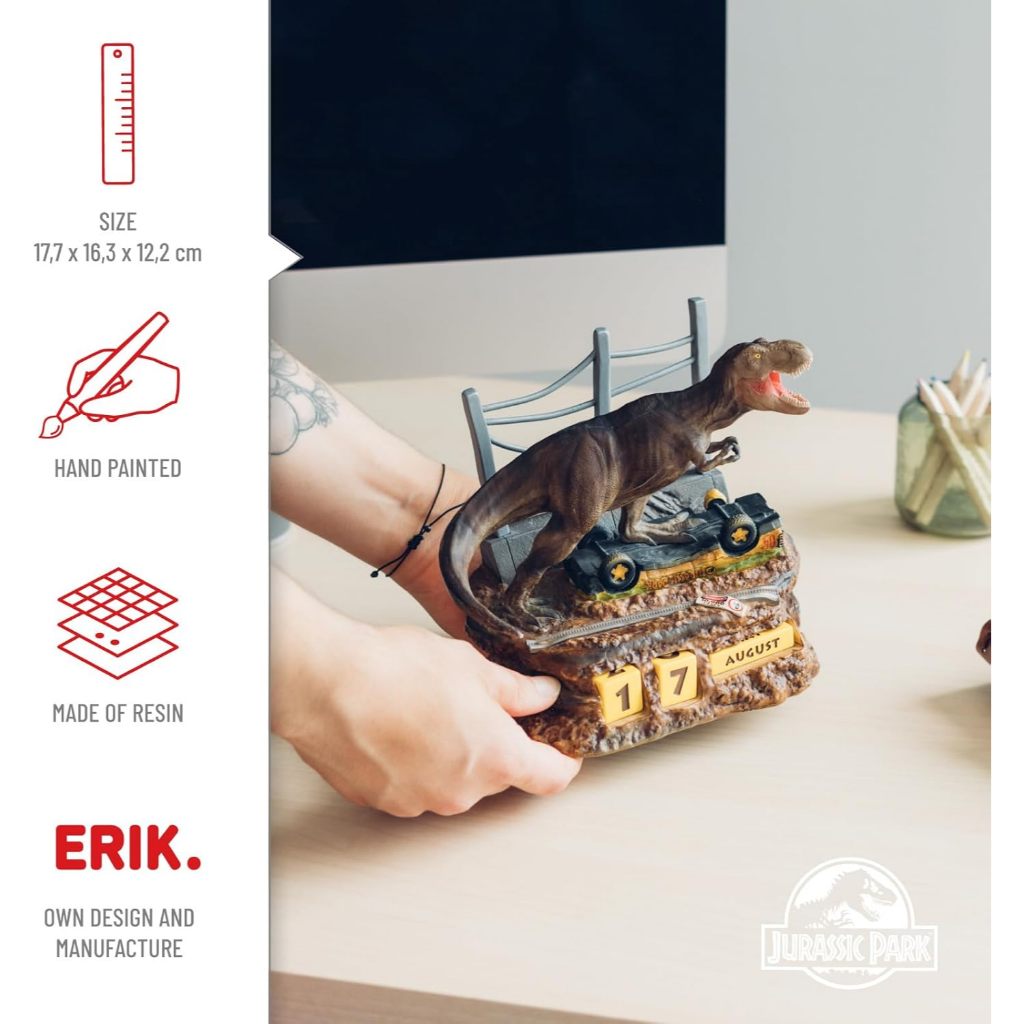 Official Jurassic Park Movies Calendar - Jurassic World Rebirth Toys - Jurassic Park Calendar - Jura