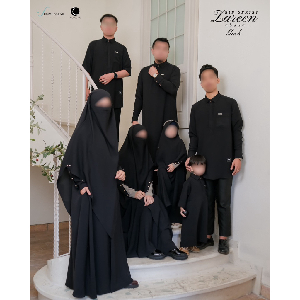Abaya dan French Khimar Zareen by Ummu Sarah