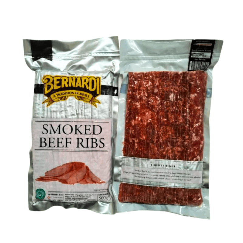 Bernardi smoked beef ribs 500 gr