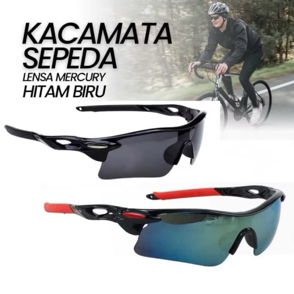 AQILA STORE (K87) Kacamata Hitam Sporty Unisex Kacamata Sepeda Desain Modis