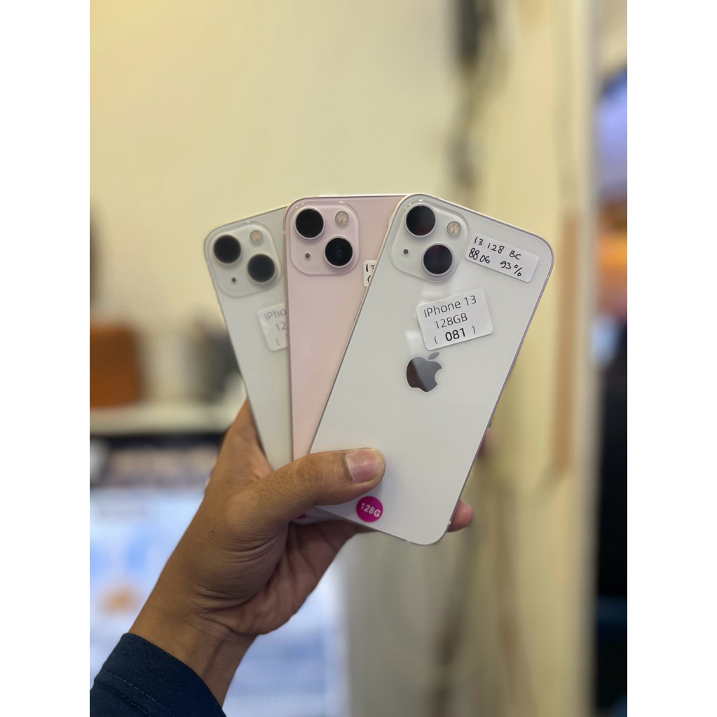 (SECOND) Iphone 13 128 BEACUKAI - PINK,STARLIGHT 128GB