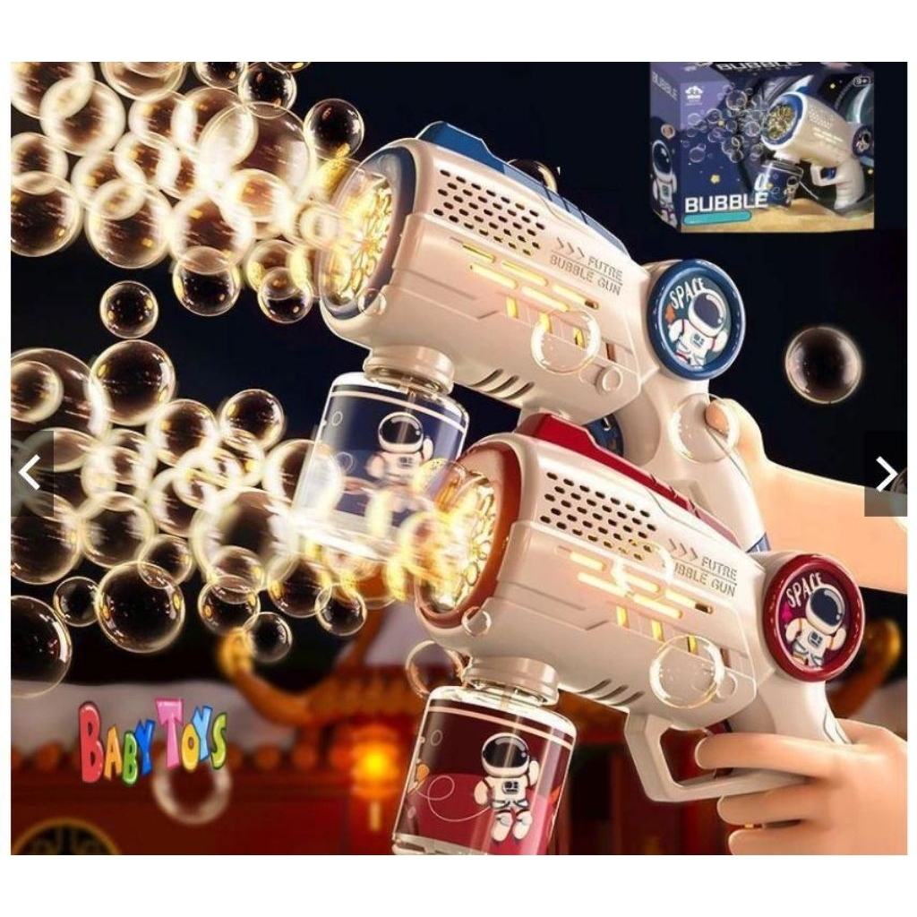 Mainan Gelembung Pistol Bubble Sabun Otomatis Anak Besar Tembakan Balon Kado Ulang Tahun