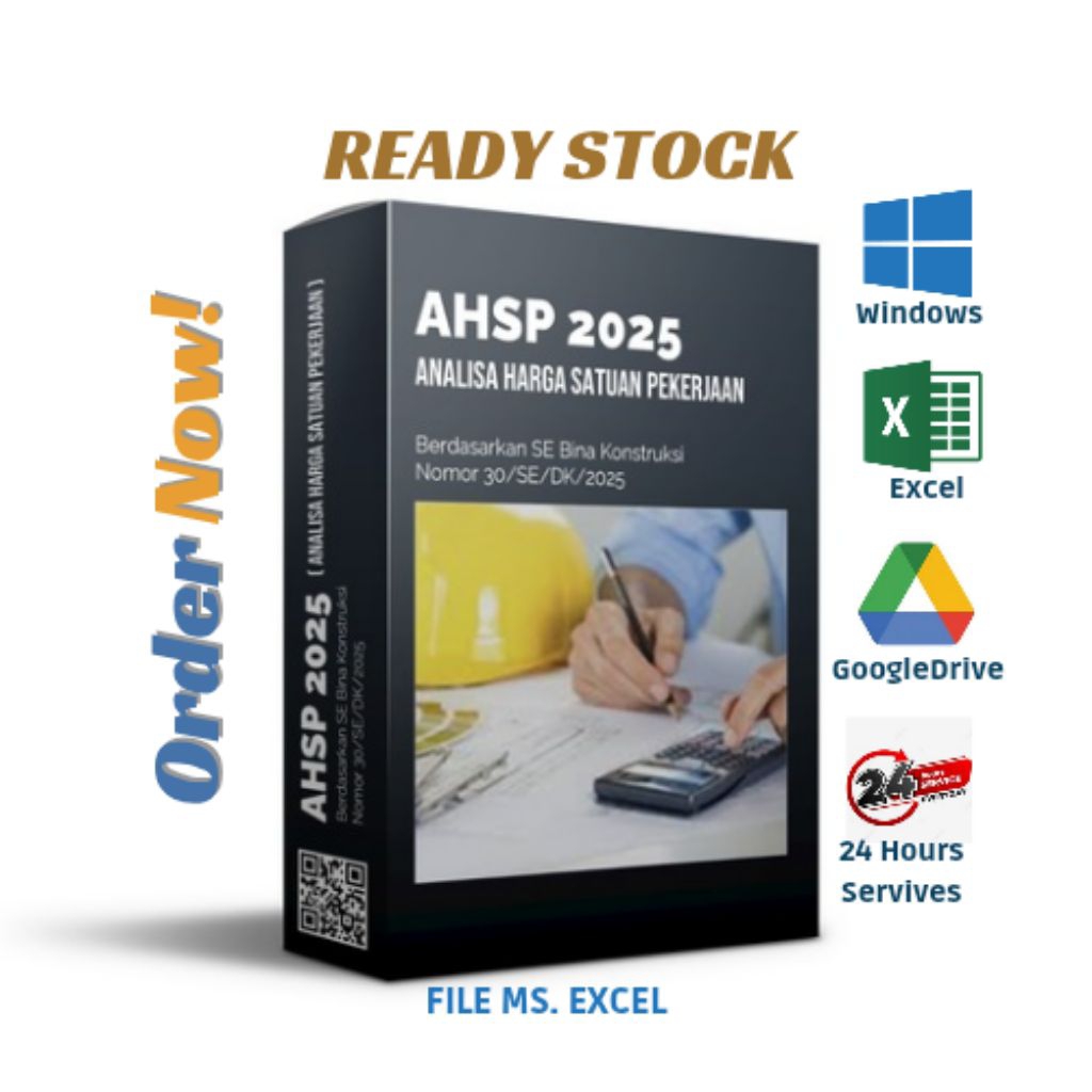 ED25021 - Terbaru AHSP 2025 Analisa Harga Satuan Pekerjaan 2025