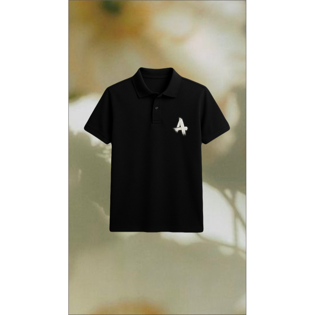 Polo shirt OG logo BW