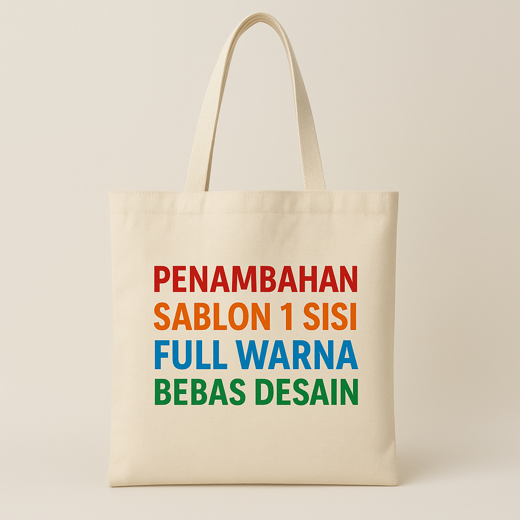 Sablon Tas Mika Pvc sablon costum mika transparan Tas goodie bag custom Mika Bening kanvas blacu Tas