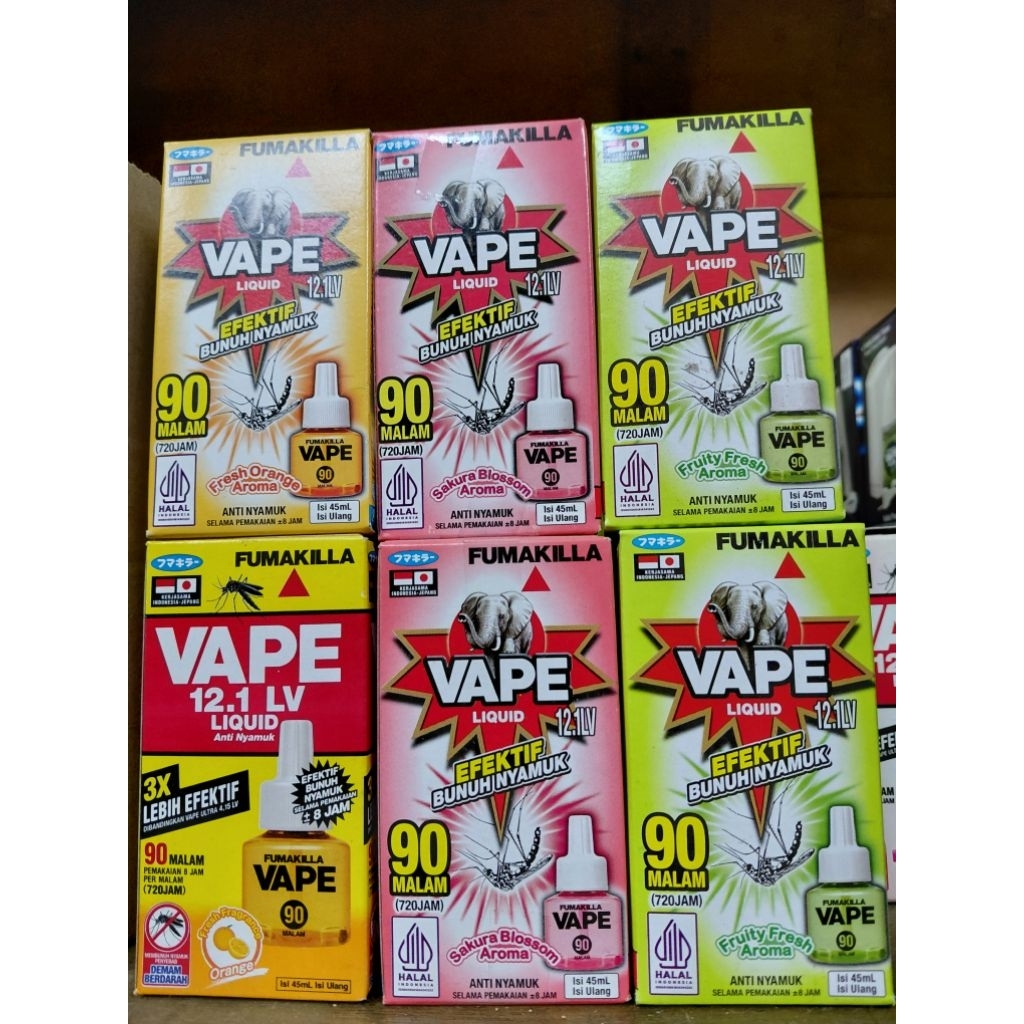 ( 3 PCS ) VAPE REFIL LIQUID 90 MALAM