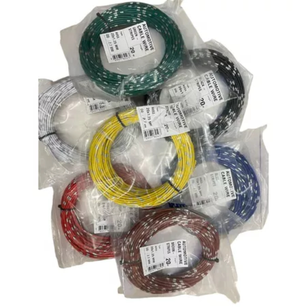 (Car acc) Kabel engkel Jepang 20M 1.25mm  KABEL AUDIO LAMPU MOBIL MOTOR