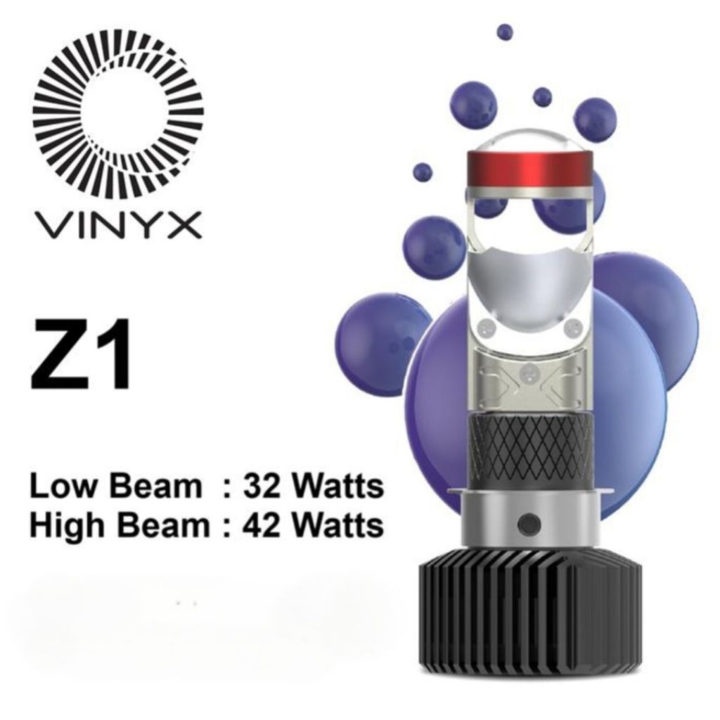 Lampu Utama Headlamp Projector Biled Mini Z1 H6 H4 H7 Vinyx Motor Mobil