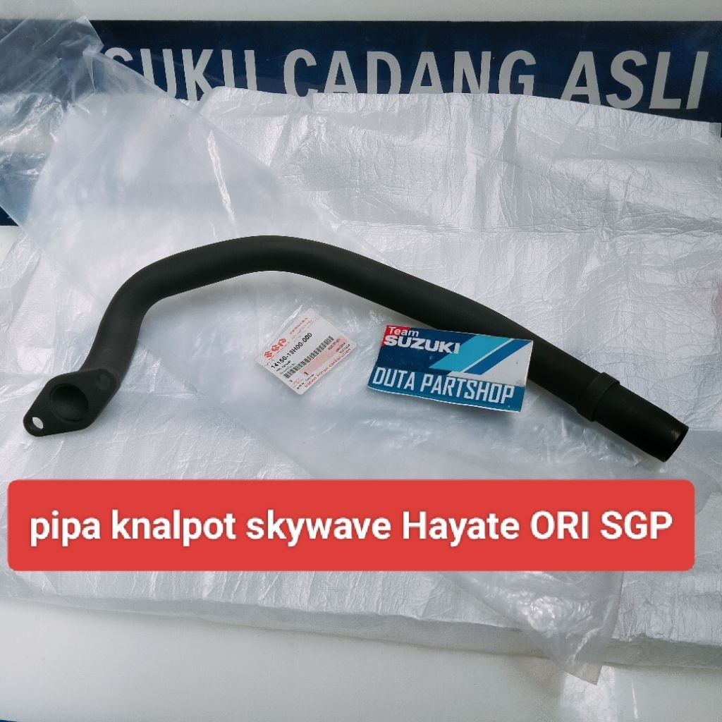 pipa knalpot skywave Hayate original Suzuki SGP