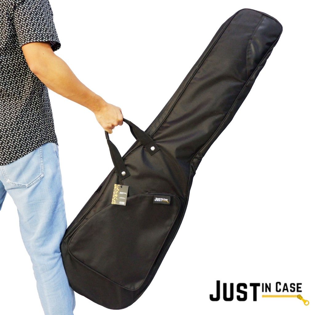 Tas Gitar Bass Elektrik Listrik Softcase Gigbag Busa Tebal Just In Case JIC-3B