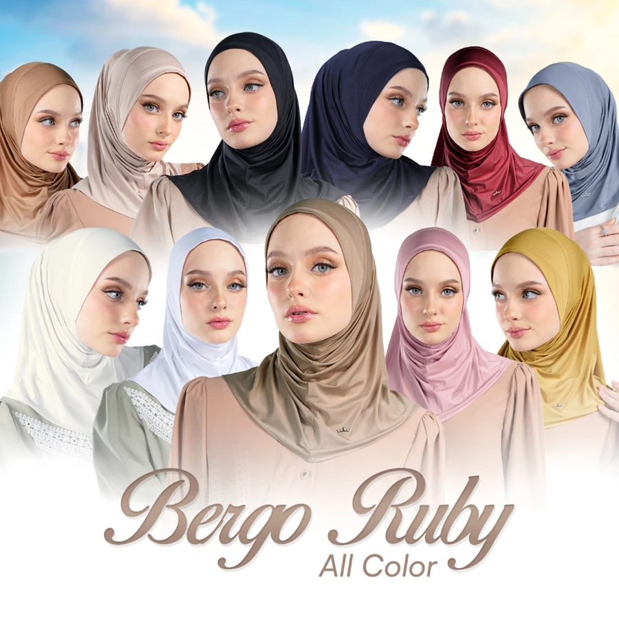 MANDJHA Bergo Ruby  By IVAN GUNAWAN - Daily Hijab Bergo ORIGINAL MANDJHA