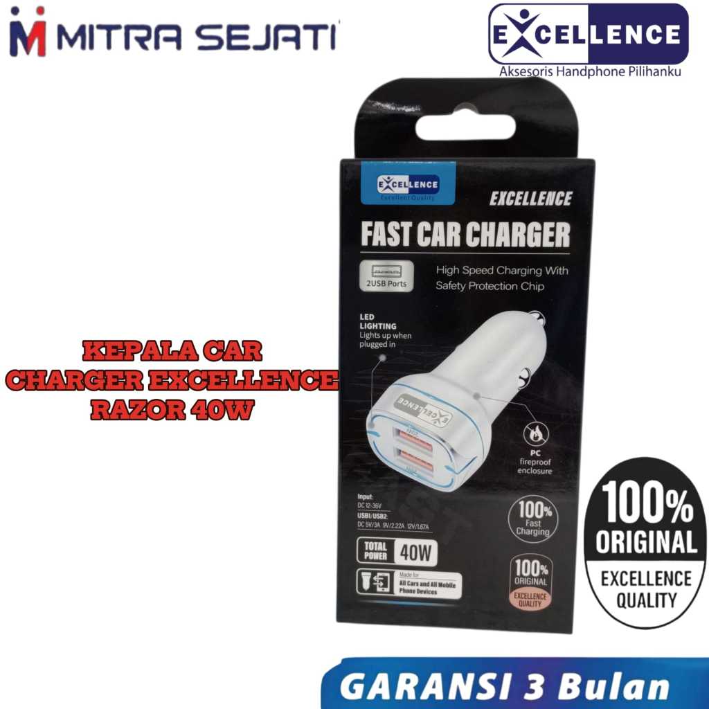EXCELLENCE Car Charger Razor 40W