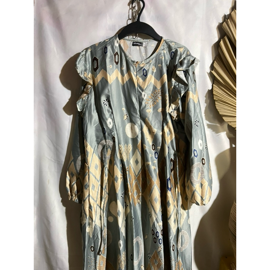 gamis satin preloved