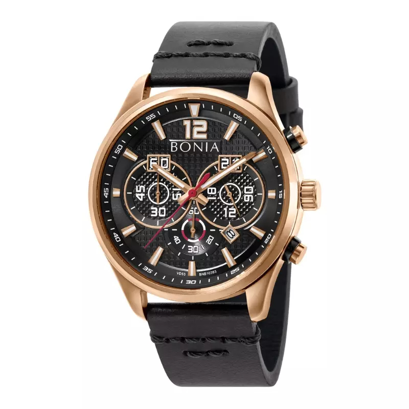 Jam Tangan Pria Tali Kulit Bonia BN B10393-1532C